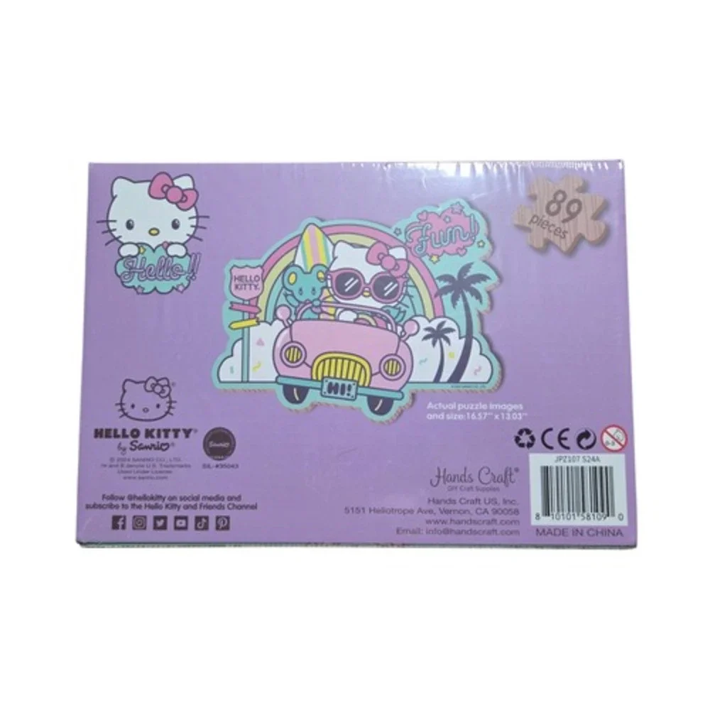2024 Sanrio Hello Kitty and Friends Kawaii Vacation 89-Piece Jigsaw Puzzle